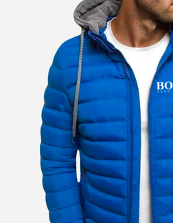 Puffer jacket with hood